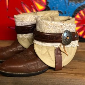 The Annie’s upcycled cowgirl boots